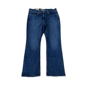 NWT Levi's Classic Bootcut Jeans Womens 12S Dark Wash Stretch Denim